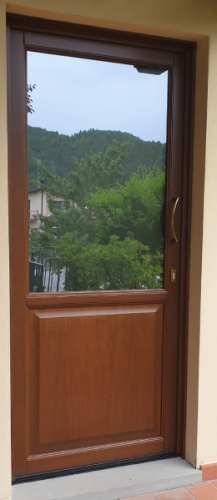 Porta blindata in legno 